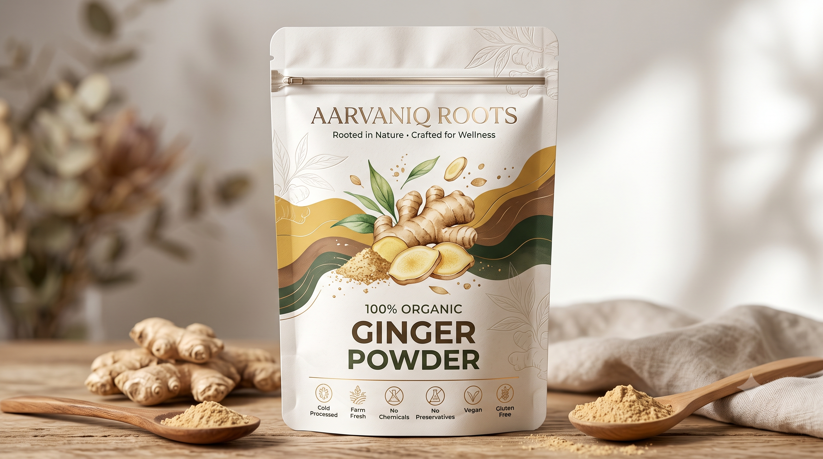 Aarvaniq Roots Artisanal Zesty Ginger Powder 2