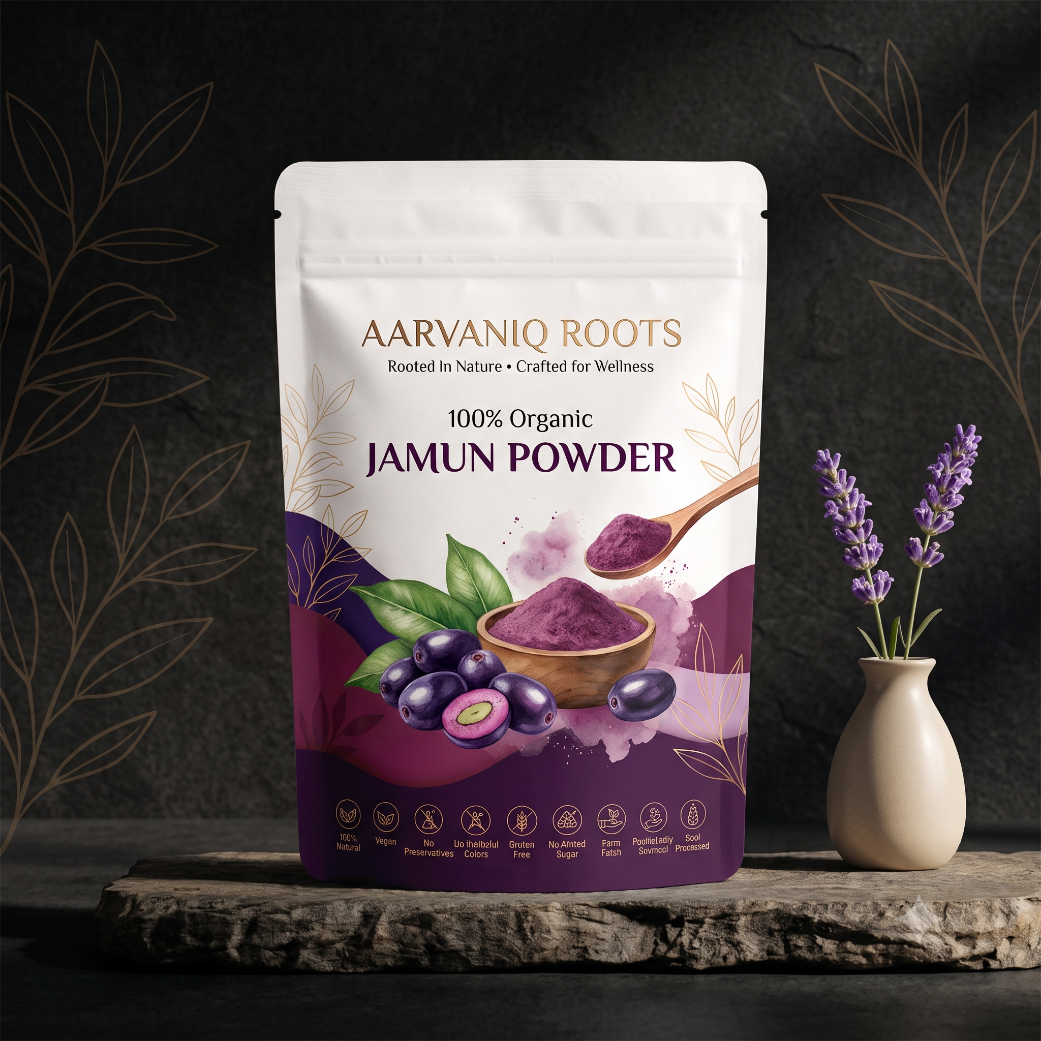 Aarvaniq Roots Ayurvedic Selected Jamun Powder