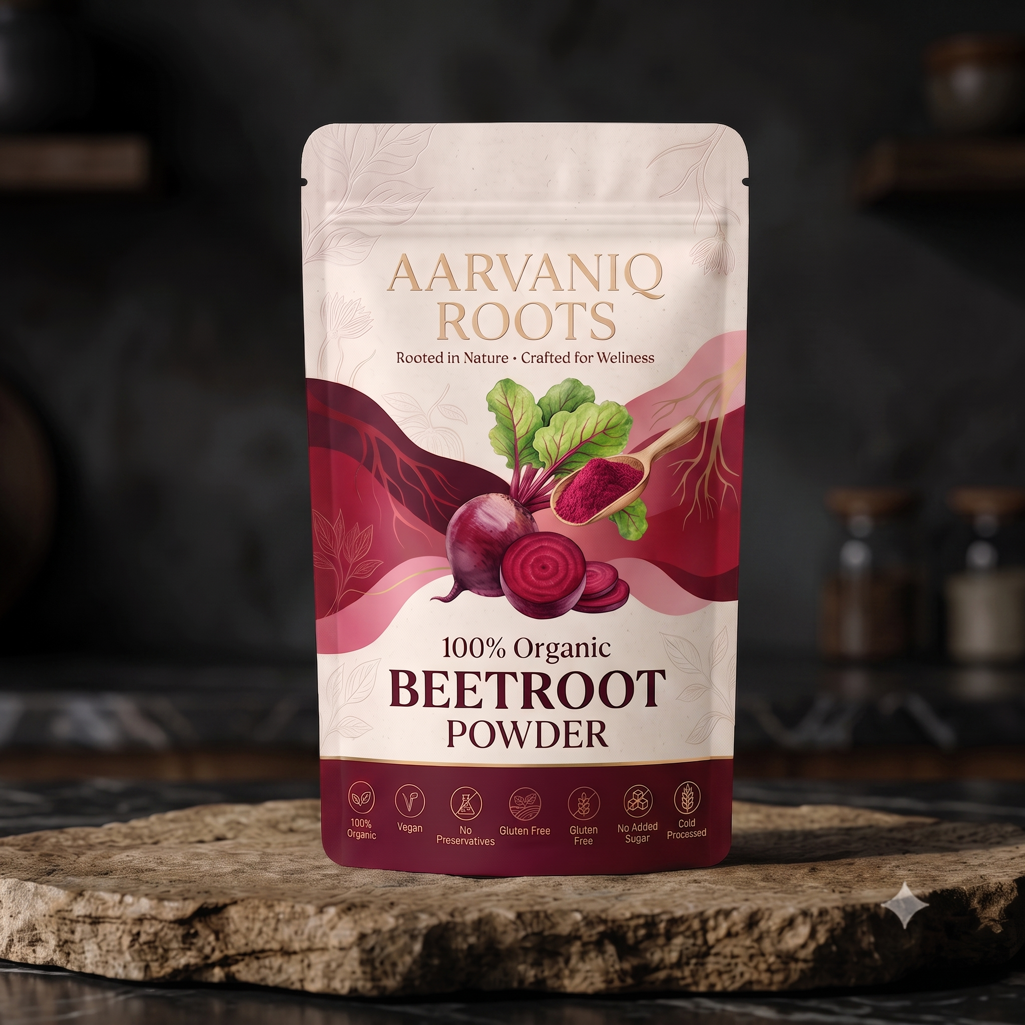 Aarvaniq Roots Premium Energizing Beetroot Powder